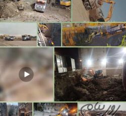 خاکبرداری و گودبرداری توسط کامیون و بیل مکانیکی با کد پیمانکاری از طرف اتحادیه کامیونداران