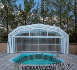 سقف متحرک استخر سقف متحرک المینیومی در مازندران